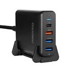 Gs-ma263-b Grandstar Usb Charger Desktop Power Adapter With Quick Charge Ports