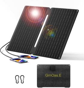 Guangdong Hongji New Energy Co. Ltd 313115655622 20w Portable Solar Panel With Usb-c Usb-a Outputs For Phone Ipad Power Bank