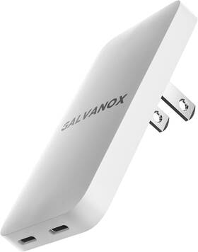 Dcf20 Guangdong Xuntian Technology Co Ltd Galvanox Dual Usb-c Flat Wall Charger - Fast Charging Ultra Slim Outlet Plug Mu