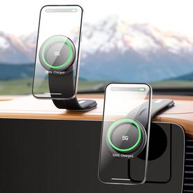 Mount3 Gusgu 977632840967 Car Phone Holder Charger 15w Fast Charging Magnetic Wireless Char