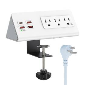 Sh001-tr-pro Haiaoyyds Pd Nightstand Power Strip With 20w Usb C Desktop Mounted Str