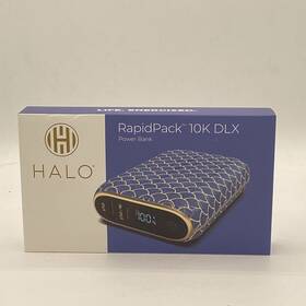 Halo 044435920199 Rapidpack 10k Dlx Power Bank With Usb-a Output/usb-c Input Color -blue