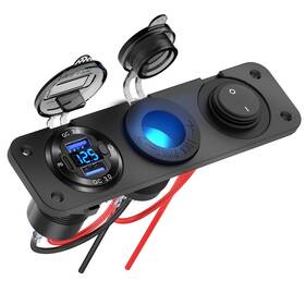 0601ls Hapytrip 12v Usb Outlet Boat Accessories Marine Switch Panel Plug Pd3.0 And Dual Qc3.0