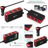 Hc62a Socket Cigarette Lighter Power Adapter Dc Outlet Splitter Port Usb