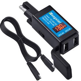 Heag048 Heagstat Motorcycle Sae To Usb Port Power For Gps Smartphone Mp3 Motion Camera