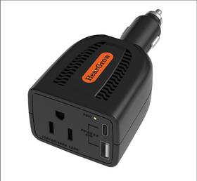 Es-101 Heargrow 100w Car Power Inverter Ac Pd 3.0 Fast Charging Black