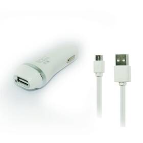 At001c05 Hekon 2.1 Amp Car Dc Charger Adapter And Usb Data Cable For Yu Yureka Plus