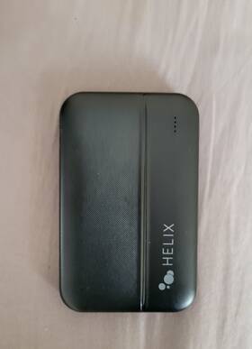 Ethpb5 Helix 5 000 Mah Power Bank With Dual Usb-a Ports And Usb-c - Black