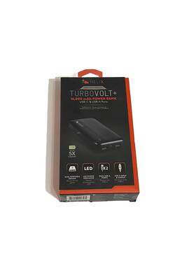 Ethpb15 Helix/retrak Turbovolt 10000 Mah Power Bank - Usb-a And Usb-c Ports Black
