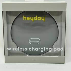 Heyday 191907191967 Qi Wireless Charging Pod Grey New