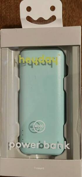 Heyday 195995589743 4000mah Power Bank - Spring Teal