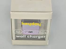 Heyday 196365874100 Single Port Usb-c 30w Wall Gan Charger - Soft Purple Open Box
