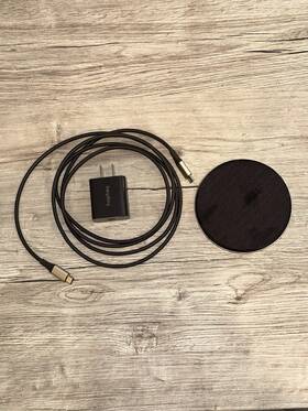 Heyday 196365874216 Qi Enabled 15w Wireless High Speed Charging Pad - Dark Oak