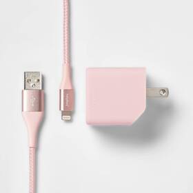 76542712 Heyday 2-port Wall Charger 15w Usb-c And 5w Usb-a 6ft Cable