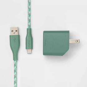 79896871 Heyday 2-port Wall Charger 15w Usb-c And 5w Usb-a With 6ft To