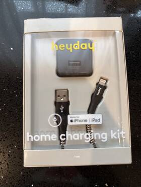 Heyday 818009029102 2-port Wall Charger 15w Usb-c And 5w Usb-a With 6ft To Cable