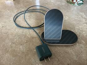 86080890 Heyday Qi 2-in-1 Wireless Charger - Night Gray