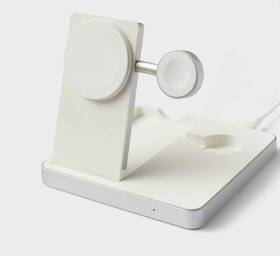 87398435 Heyday 3 In 1 Charger For Iphone Watch And Apple Airpods White