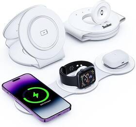 W313 Hicober 3 In 1 Charging Station Appletravel Wireless Magsafe - Scratch And Dent