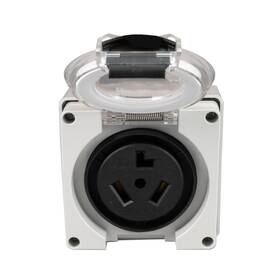 125vol Hiitio 10-30r Hiitlo Rv Power Outlet Box. Nema Outletbox 30amps
