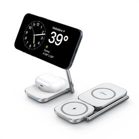 Ms10 Hinyx 2-in-1 Magsafe Charger Stand Zinc Alloy Foldable Magnetic Wireless