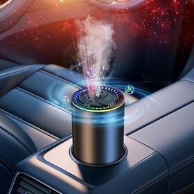 Caf-1 Hoidgub Car Air Freshener 2025 Upgraded Smart Diffuser With Colorful Light And Sta