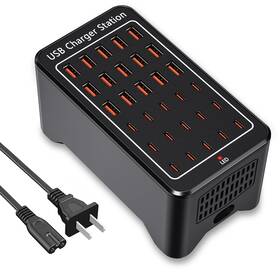 Hongyee 663899290954 150w 30 Port Charging Station 15 Usb-c Usb-a Compatible With Iphone Samsung