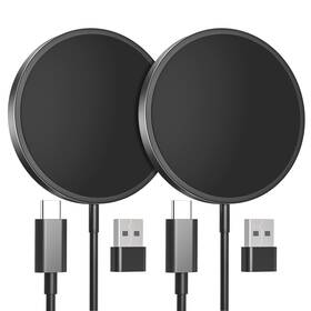 Hys07-2 Hoonyer 2 Pack Magnetic Wireless Chargermagease 15w Charger Compati