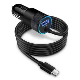 Bs2211-3.4 Hootek Type C Fast Car Charger For Samsung Galaxy A16/a15/a14/5g/s25/a56/a35/a55/a54