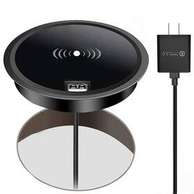 Hopopower 849506991046 15w Fast Wireless Charger Pad For Iphone 14 13 12 11 Galaxy S22 S21 S20 Note 20