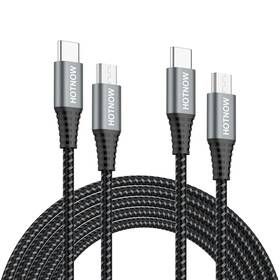 Cb23 Hotnow 3ft Usb C To Micro Otg Cable 2 Pack Usb-c Charging Su