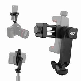 Hgp311r Hsu Cell Phone Tripod Adapter With Cold Shoe Mount Universal Support C