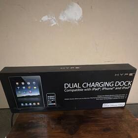 Hy-891-dual-blk Hype Dual Charging Dock 30-pin For Ipad Iphone Ipod Black Charge Simultaneously