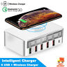 Hz9010915bk Htwon Port Usb Charging Station Smart Fast Wall Charger Hub
