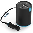 I-car-charger-10a-5u-black Ixcc 50w 5 Usb Multi