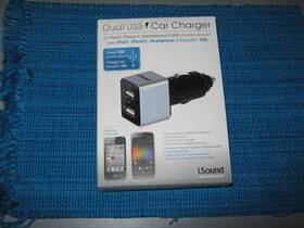 I.sound 845620021048 Dual Usb Car Charger Brand New