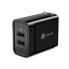 Ic-wb21b-nf Iclever Usb Wall Charger Boostcube Dual With Smartid Technology Travel