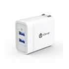 Ic-wb21w-1 Iclever Ul Listed Boostcube Dual Usb Wall Charger Travel