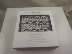 31547-34903 Icing 2200 Mah Portable Battery Charger For Smart Phones Pink Black White Swest Design