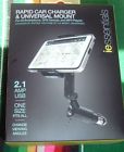 Ie-uhqr1-bk Iessentials Rapid Car Charger Universal Mount Amp Usb 758302073146