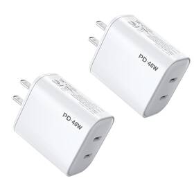 Igenjun 735373854515 Usb C Charger Block 40w Dual Port Plug Wall Type Fast Charging For