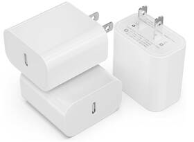 Kadbe-19 Igenjun 3pack Usb C Charger Block 20w Pd 3.0 Type Wall Chargers Usbc White