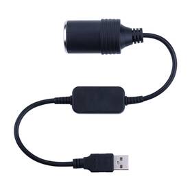 Igreely 190835589327 Usb Cigarette Lighter Adapter - A Male To 12v Car Socket