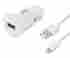 Ih-bl-ct1210w Ihome White Car Charger For Apple Iphone With 5 Ft Usb Lightning Cable 812350097735