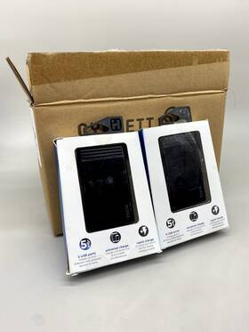 Ih-ct520b Ihome Ihct520b Lot Of 10 5 Power Hub Usb Port 6.4 Amp Model Black -new