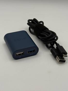 Ihct539n-wm Ihome 2 Port Usb Wall Charger Ac Pro Multiport Navy
