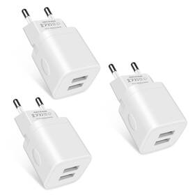 Ihoto 761062508070 European Travel Plug Adapter Charger For Iphone Samsung Android Internationa