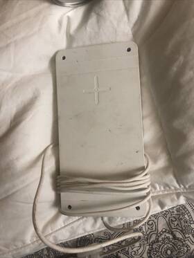 E2018 Ikea Sjomarke White Wireless Phone Charger For Iphone 8/samsung 6 And Up