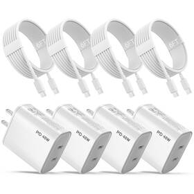 Ilouyu 785039508412 Iphone 17 16 15 Charger 4 Pack 40w Usb C Dual Port Fast Charging Blo
