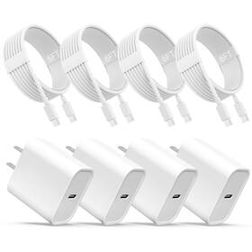 G06-1328a Ilouyu Iphone 16/15 Usb-c Charger 4-pack Fast Charging 6ft Cables For Ipad And More